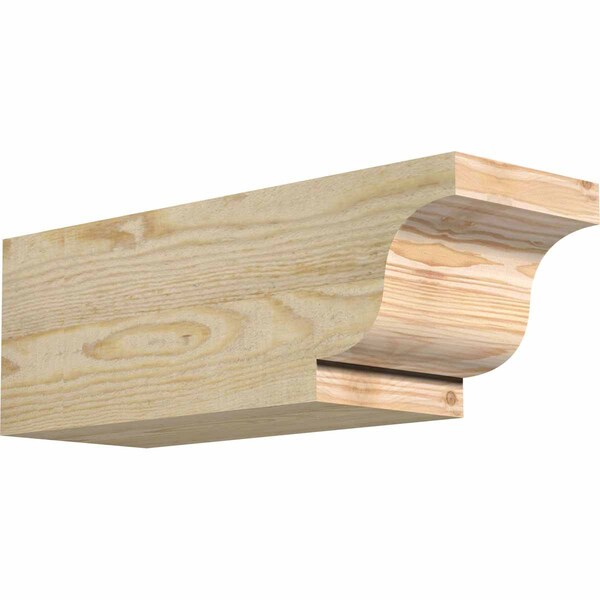 Ekena Millwork Newport Rough Sawn Rafter Tail, Douglas Fir, 6"W x 6"H x 18"L RFT06X06X18NEW00RDF - main